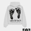 Hoodie Oversize "Walk By Faith"