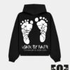 Hoodie Oversize "Walk By Faith"