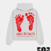 Hoodie Oversize "Walk By Faith"