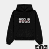 DD Hoodie Oversize "God Is Good" | Salmos 34:7-8