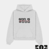 EE Hoodie Oversize "God Is Good" | Salmos 34:7-8