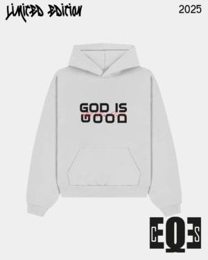 EE Hoodie Oversize "God Is Good" | Salmos 34:7-8